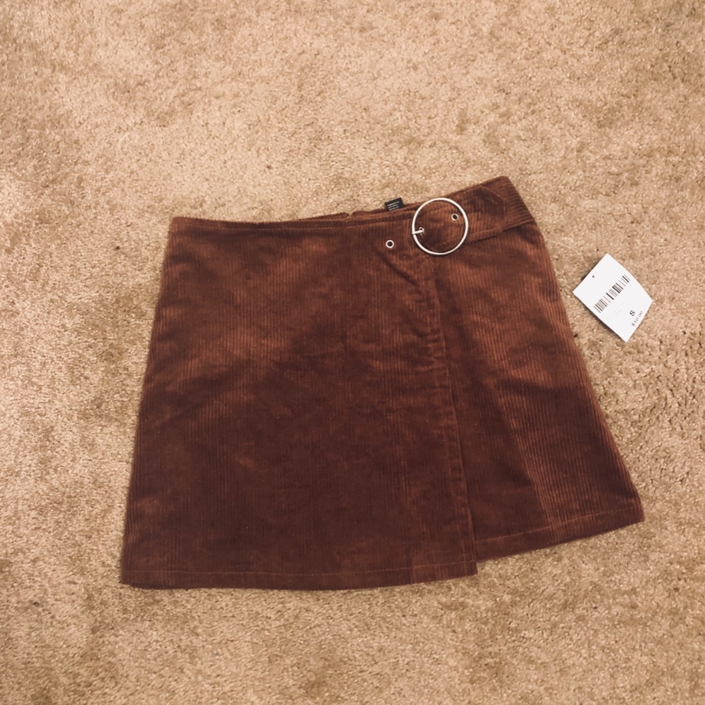 FOREVER 21 COURDUROY MINI SKIRT